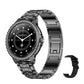 Reloj inteligente deportivo con asistente de voz e IA y función de llamadas Bluetooth., Black Silicone Strap, Gold Pink Silicone Strap, Silver Gray Silicone Strap, Gold Rough Steel Strap+Pink Silicone Strap, Silver Rough Steel Strap+Gray Silicone Strap...