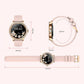 Reloj inteligente deportivo con asistente de voz e IA y función de llamadas Bluetooth., Black Silicone Strap, Gold Pink Silicone Strap, Silver Gray Silicone Strap, Gold Rough Steel Strap+Pink Silicone Strap, Silver Rough Steel Strap+Gray Silicone Strap...