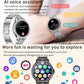 Reloj inteligente deportivo con asistente de voz e IA y función de llamadas Bluetooth., Black Silicone Strap, Gold Pink Silicone Strap, Silver Gray Silicone Strap, Gold Rough Steel Strap+Pink Silicone Strap, Silver Rough Steel Strap+Gray Silicone Strap...