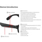Gafas inteligentes AIMB-G1 con cámara de 5 MP y traducción automática por IA en tiempo real, vídeo estabilizado 1080p, kit de 3 lentes., AIMB-G1