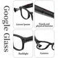 Gafas inteligentes AIMB-G1 con cámara de 5 MP y traducción automática por IA en tiempo real, vídeo estabilizado 1080p, kit de 3 lentes., AIMB-G1